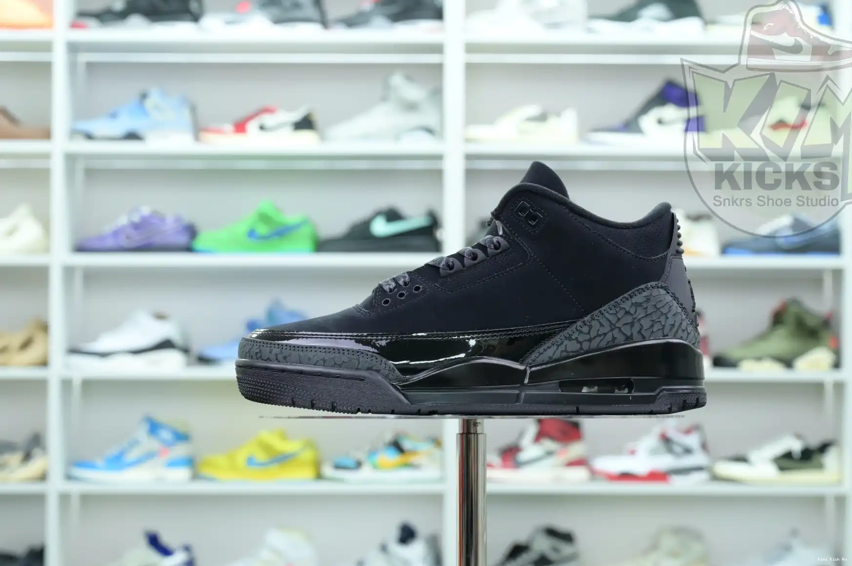 Jordan3“Black Air Jordan Cat” Kimikick 0530